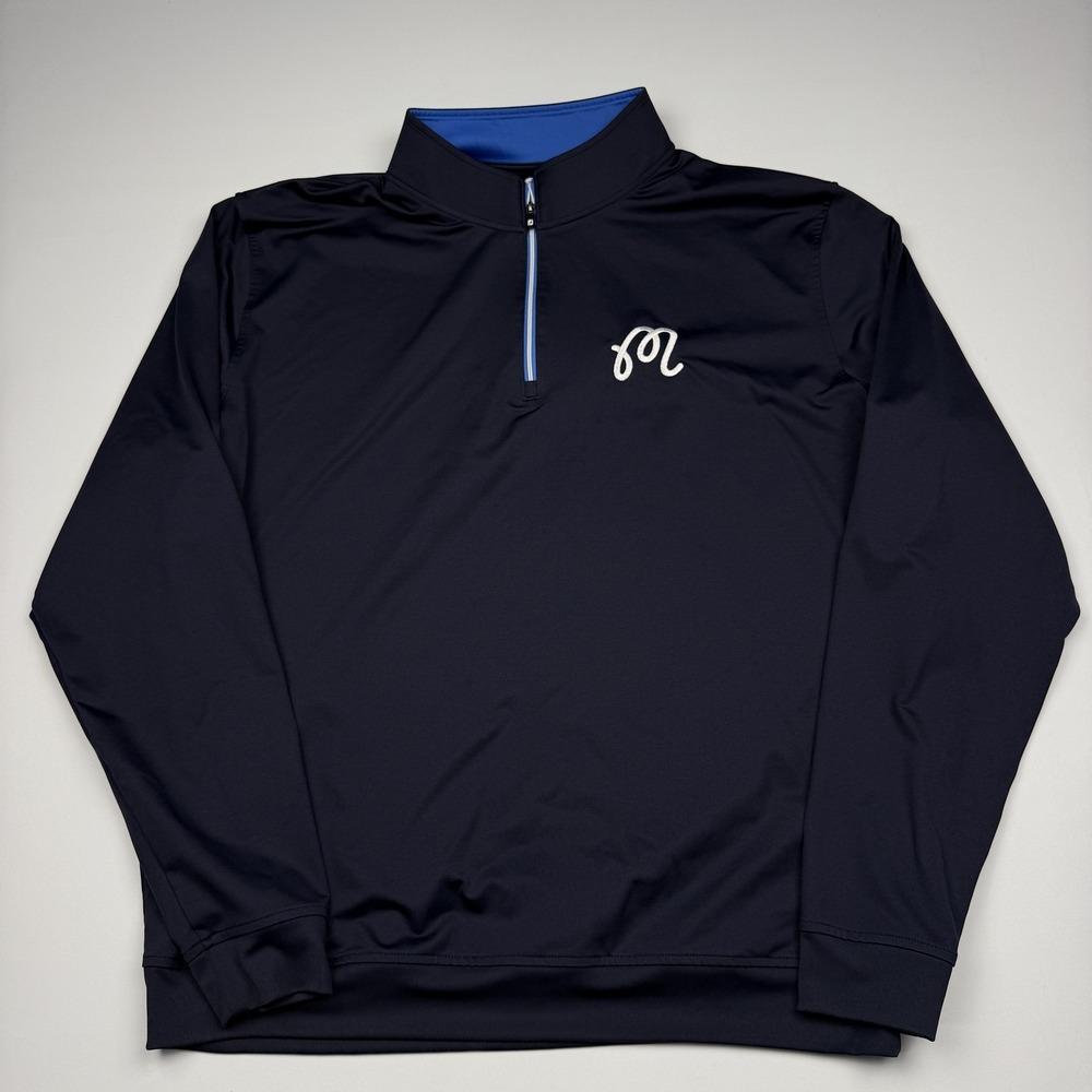 FootJoy Malbon 1/4 Zip Mens 2XL Blue Quarter Zip Pullover Golf